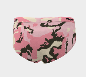 Camo Pattern Pink Cheeky Briefs - iGAME Clothing
