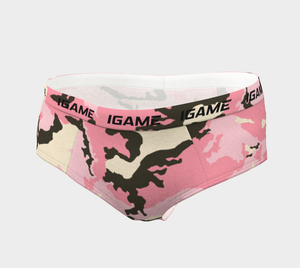 Camo Pattern Pink Cheeky Briefs - iGAME Clothing