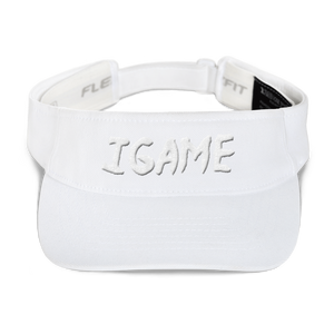 iGAME 3D Visor ( White ) - iGAME Clothing